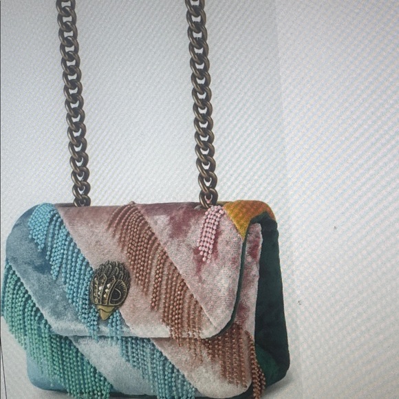 Kurt Geiger London Nano Kensington Fringe Convertible Crossbody Bag - Picture 10 of 17